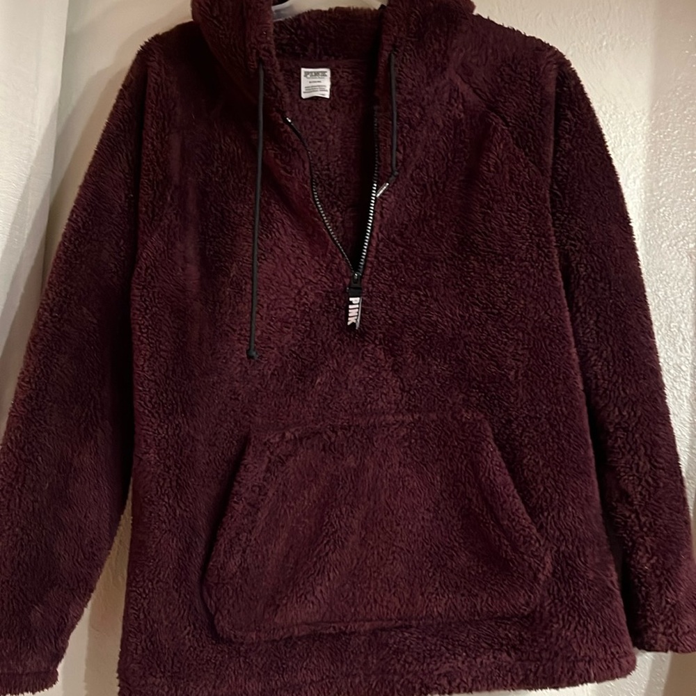 PINK fluffy winter hoodie